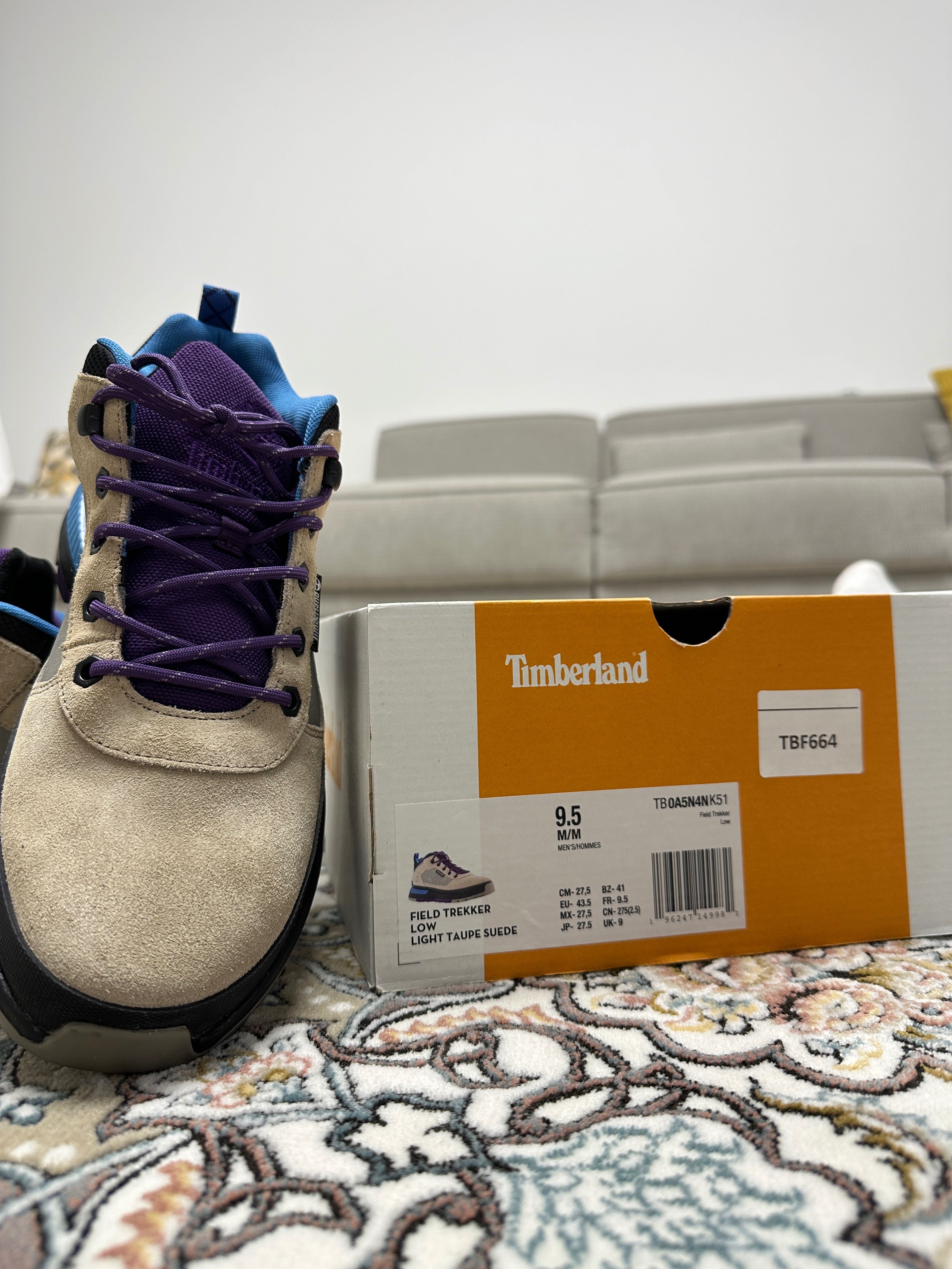 TIMBERLAND  field trekker low letaher БЕЖЕВЫЕ