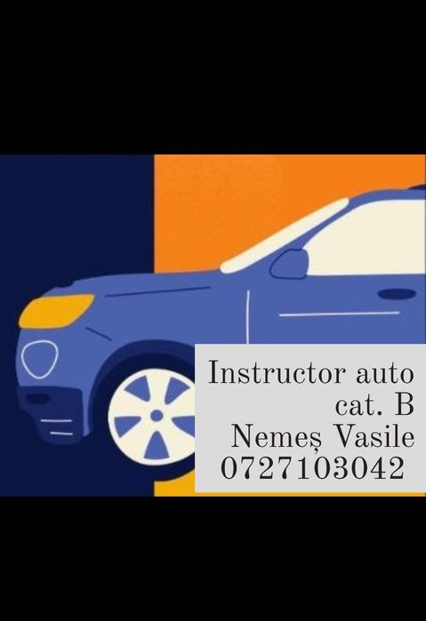Instructor auto cat. B, A1 și A