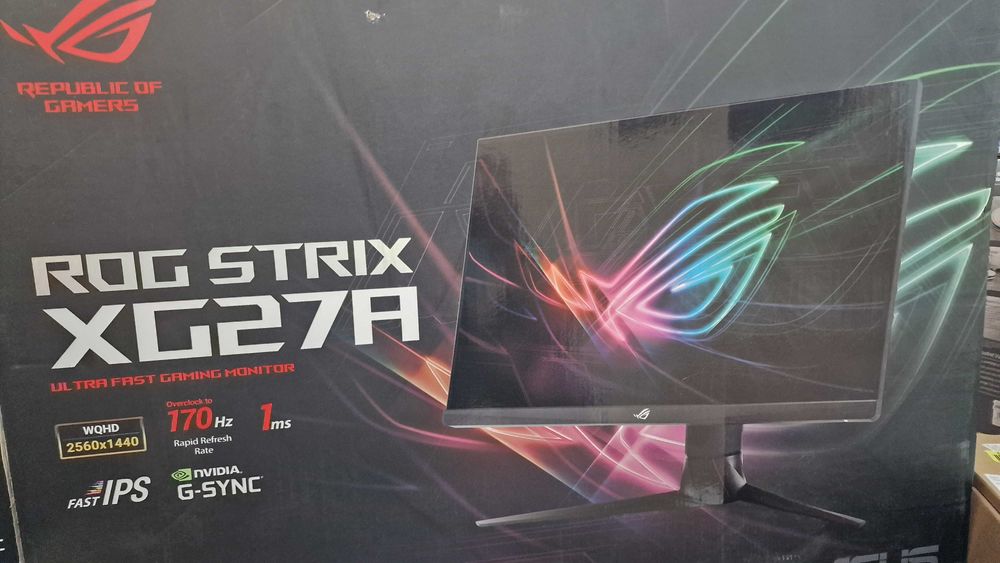 Monitor LED Gaming ASUS ROG Strix XG27AQ 27 inch IPS 1ms 170Hz Black