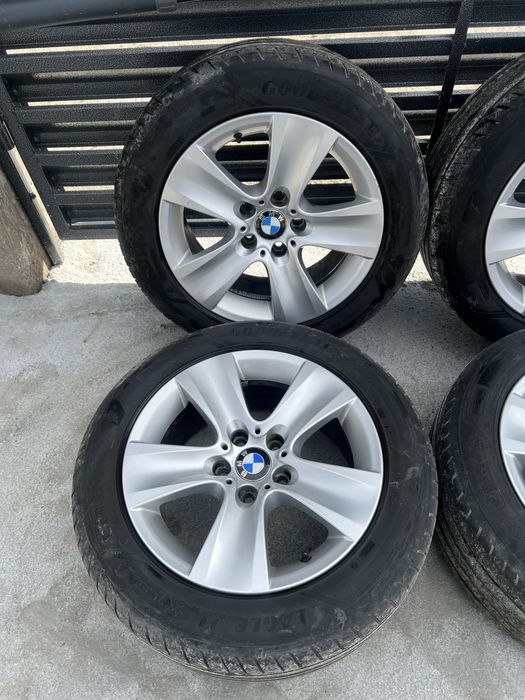 Jante 5x120  r17 bmw f10 f11 originale anvelope vara 225/55R17 Goodyer