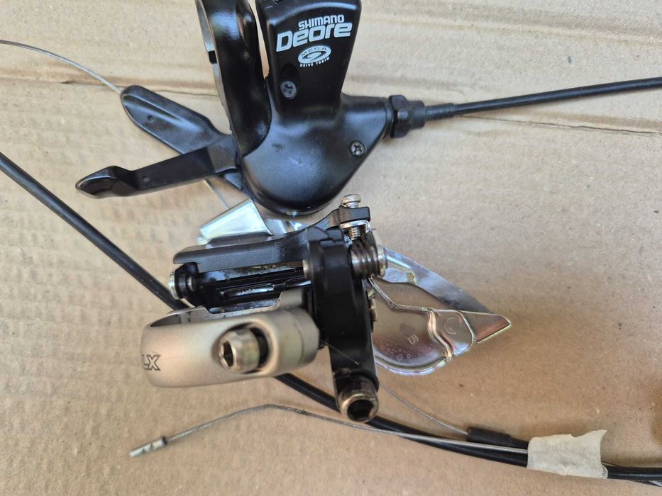 Shimano Deore XT-LX, schimbator fata-spate, shiftere Deore ,3X9 viteze
