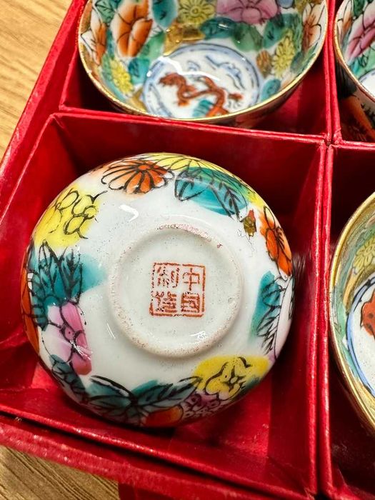 китайски порцеланов сервиз - 12 чашки