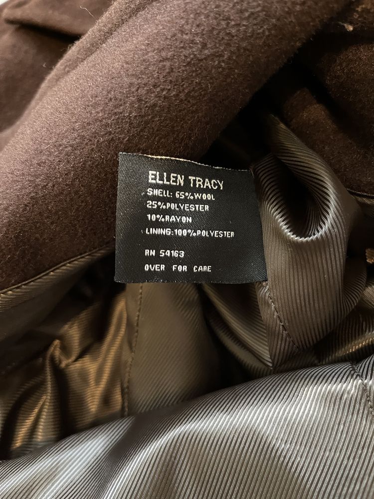 Palton Ellen Tracy cu 65% lana în compoziție