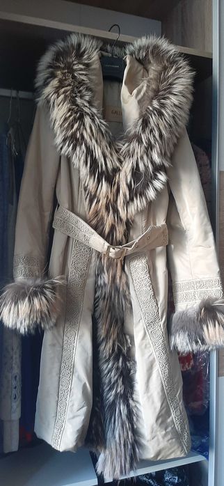 Палто с естествен косъм Gallotti