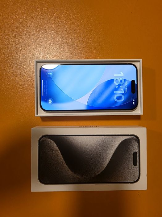 Iphone 15 Pro 256gb White Titanium, liber de retea, factura  garantie