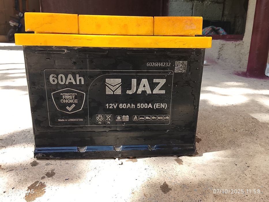 Jaz battary 12v 60Ah