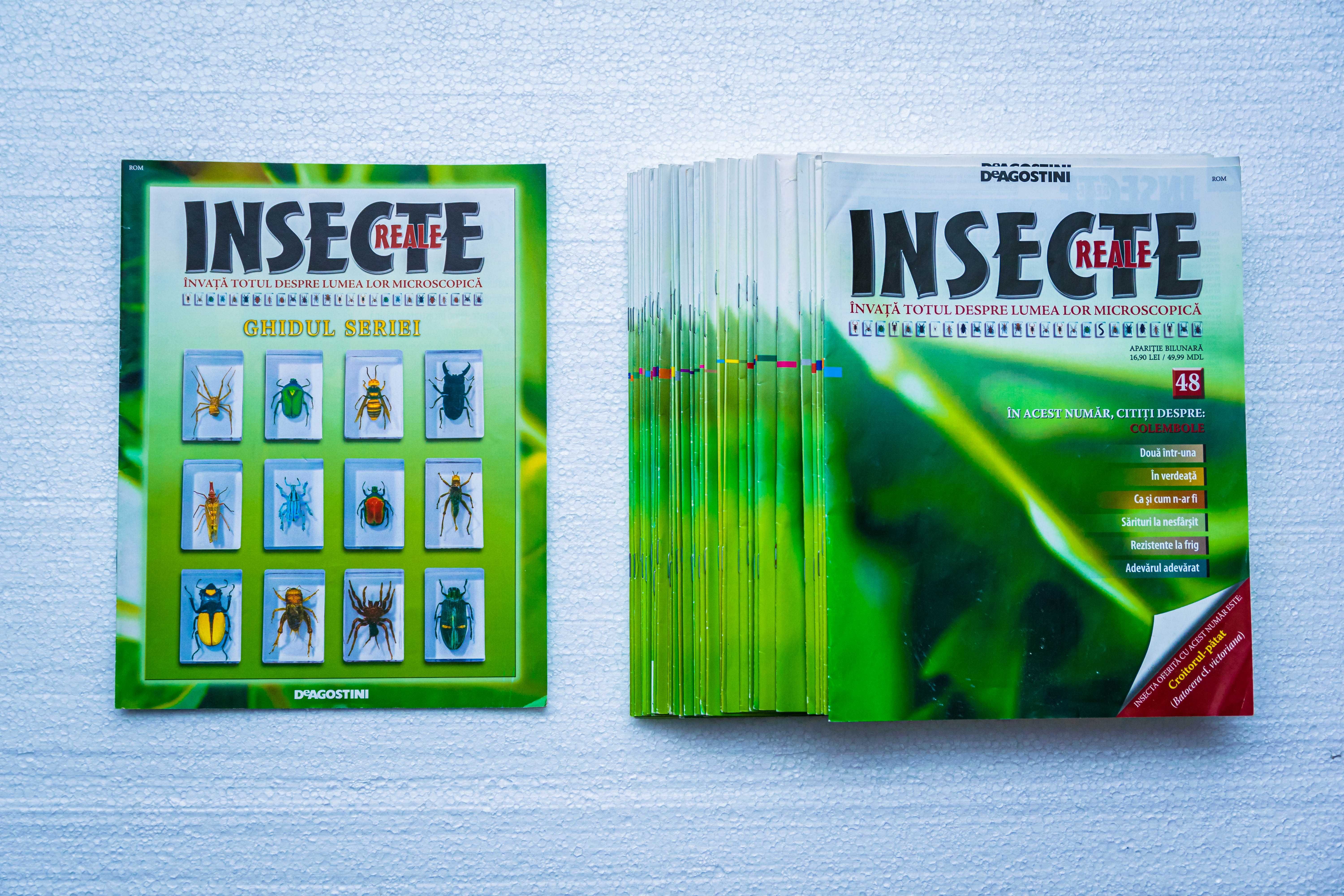 Colectie insecte DEAGOSTINI 42 piese