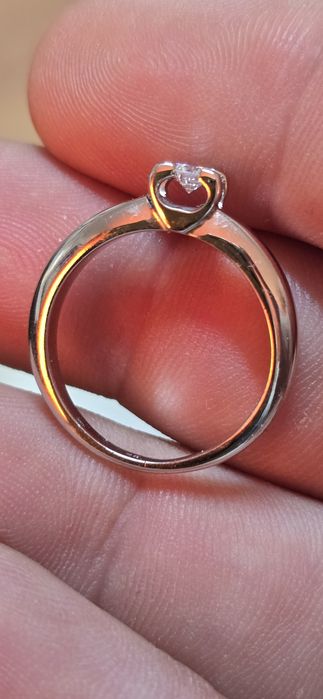 Inel aur 18 k diamant