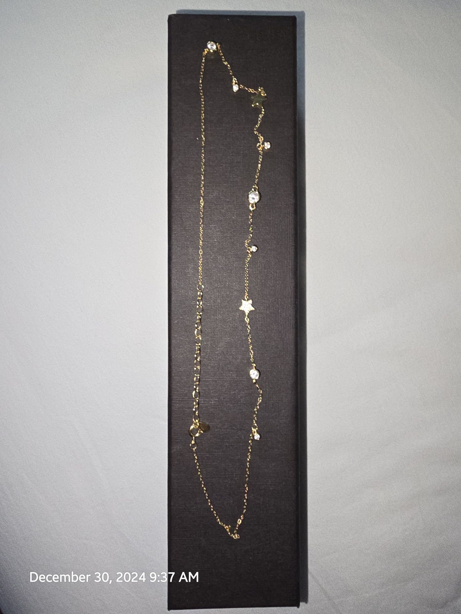 Colier argint 925 placat aur 14k