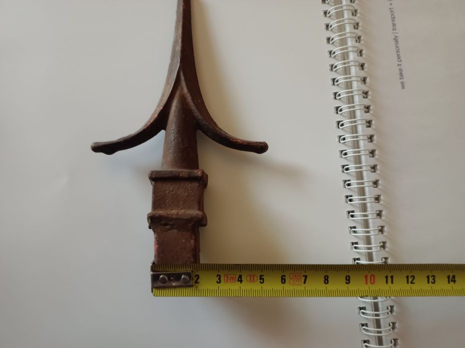 Vârf gard ornament elemnt poartă fier forjat