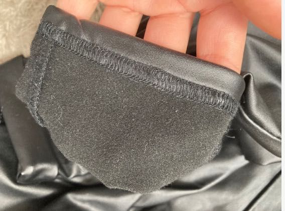 Модерни черни, бели и сини дънки панталони клинове от Shein Размер М