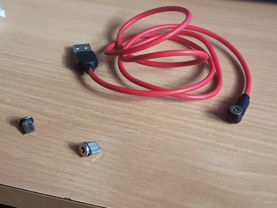 Cablu USB încărcare rapida capeți magnetici detașabil tip C/micro usb