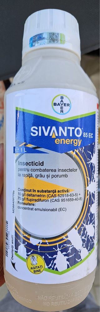 Sivanto energy 85 Ec insecticid porumb grau rapita