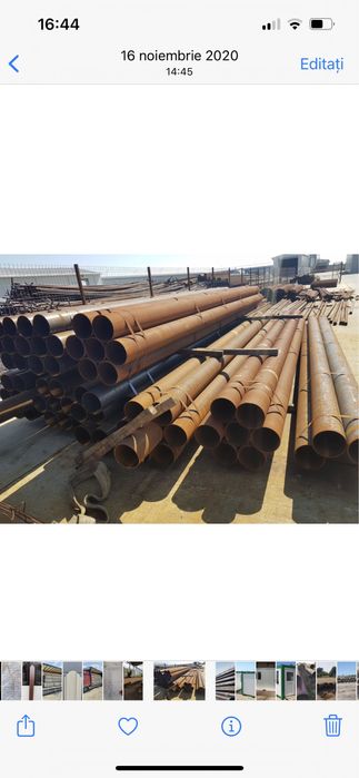 Teava metalica laminata