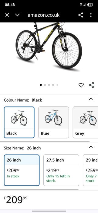 Bicicleta MB bamccase noua