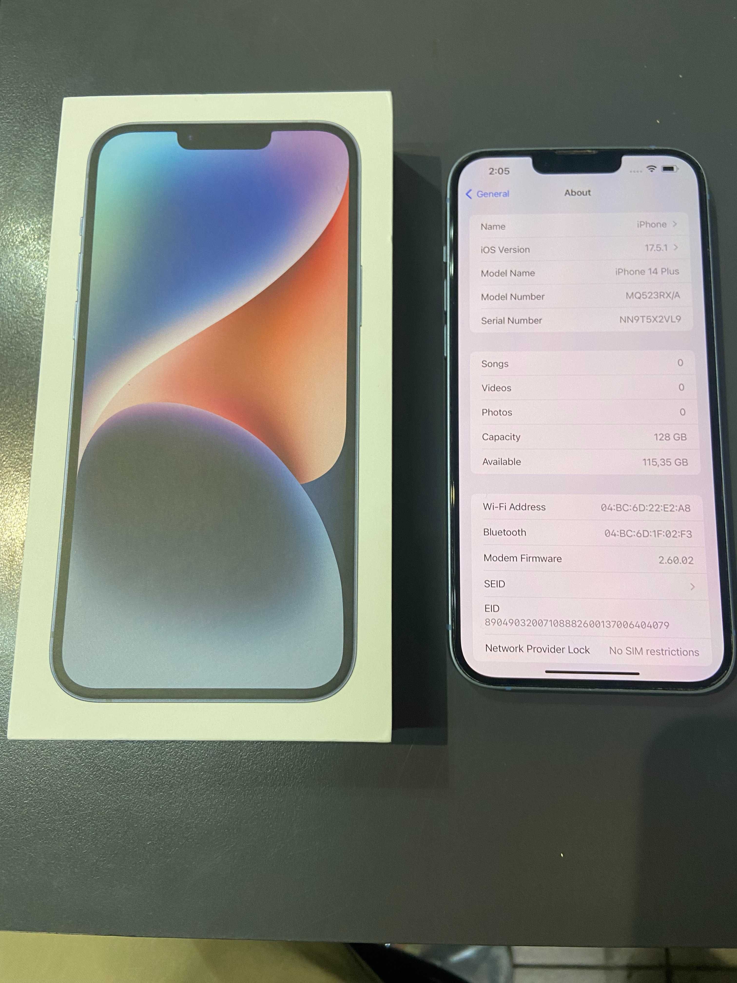 Iphone 14 plus 128GB ! Като Нов !Топ цена!!