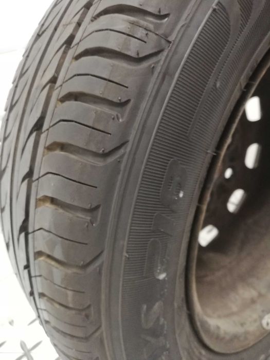 Желязна джанта 14" с нова гума Boto, подходяща за резервна.