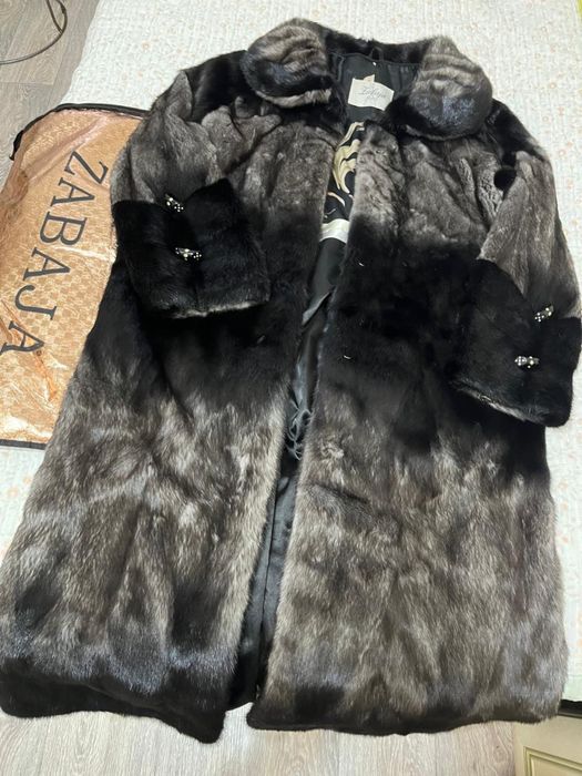 Норковая шуба длинная