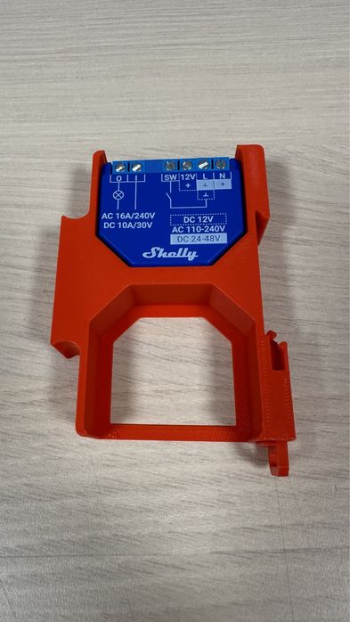 Suporti sina DIN pentru releele Shelly RGBW 2,Plus 1,Plus I4,Dimmer