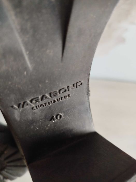 Черни боти VAGABOND – естествена кожа, №40