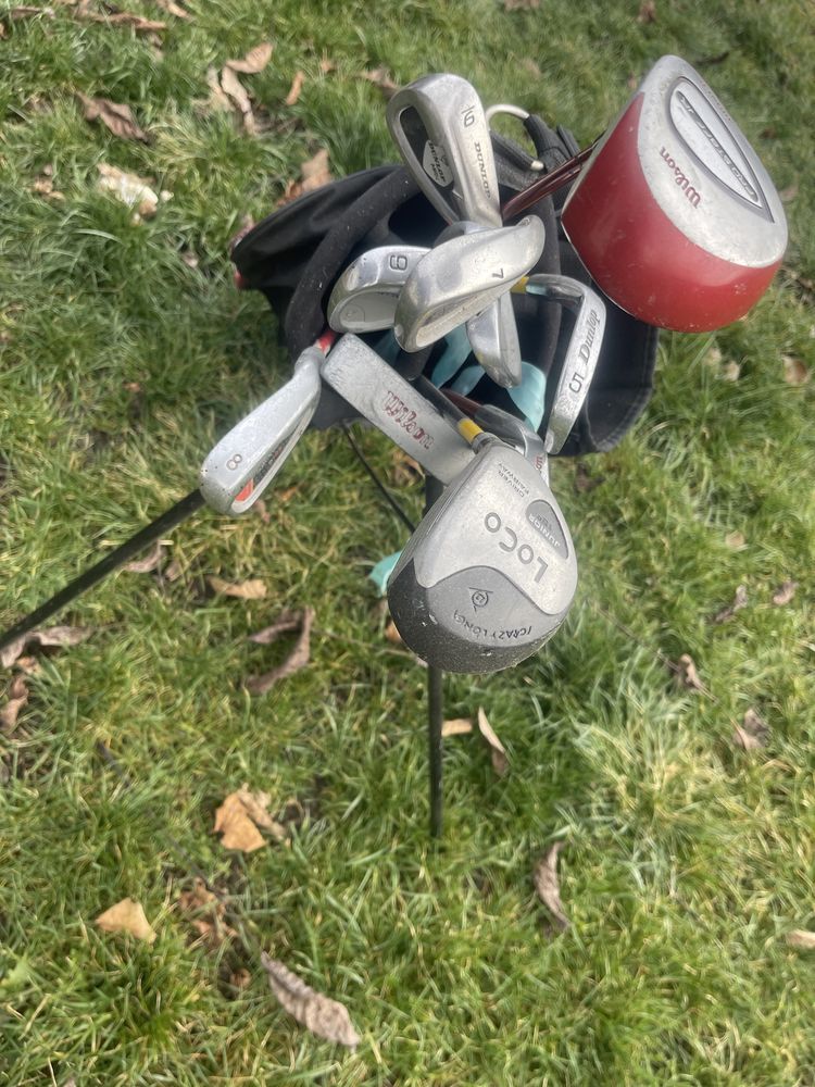 Wilson dunlop Golf Stand Bag/ Geanta /Crose 12 bucati