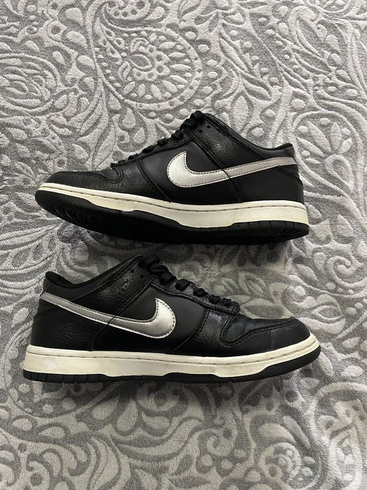 Nike dunk low black/silver 39