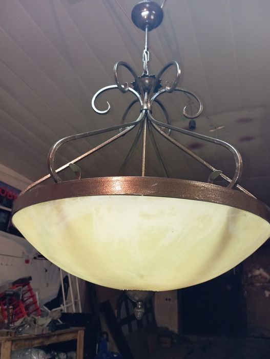 Кованая  люстра новая