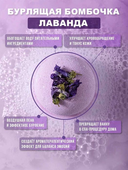 Подарочный SPA набор для ванны "Лаванда"