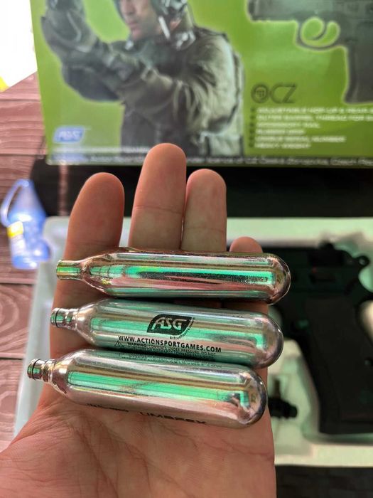 Pistol ASG Airsoft CZ 75D Compact Modificat 1.6J CO2