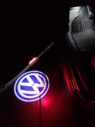 Lampi led logo portiere, VW Passat B6, B7, CC, Golf 5, 6, 7, Touareg