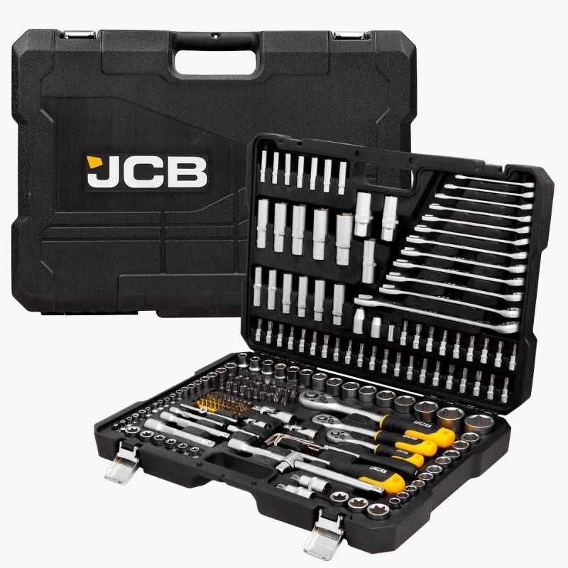 Немско Висококачествено Гедоре к-т 216 части JCB  1/4“ 3/8“ 1/2“