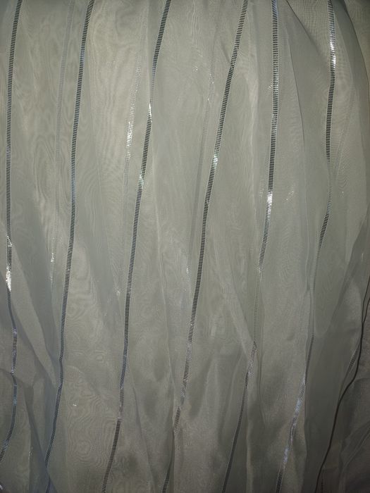 Perdea voal linii argintii 5.7m