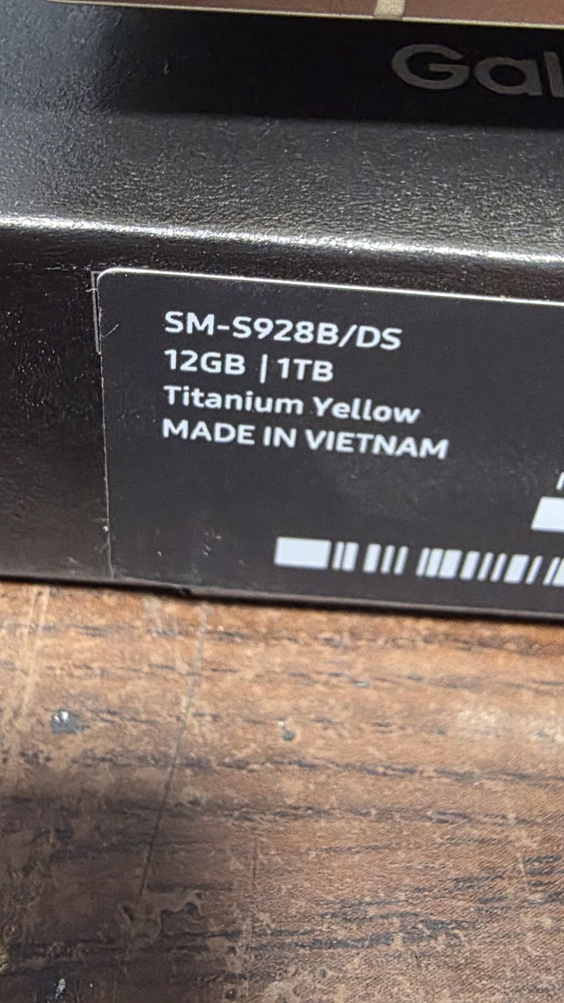 Samsung S24 Ultra 1TB Yellow