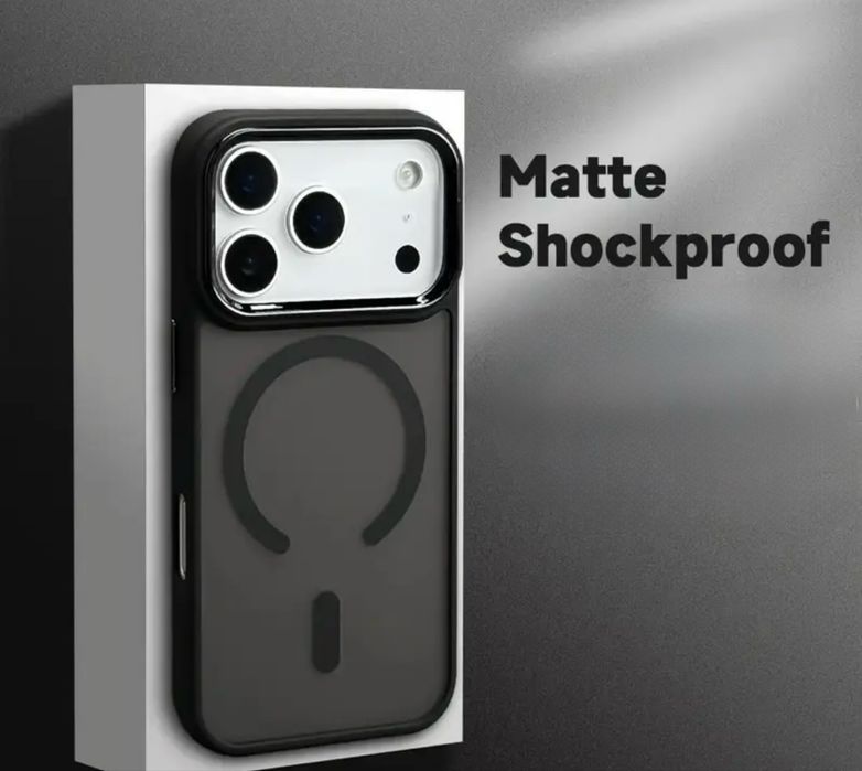 Iphone 17 17 AIR 17 PRO 17 PRO MAX - Husa MagSafe Matte ShocProof
