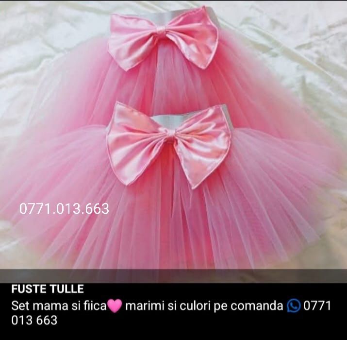 Fuste tulle serbare  domnisoare onoare mama si fiica banchet