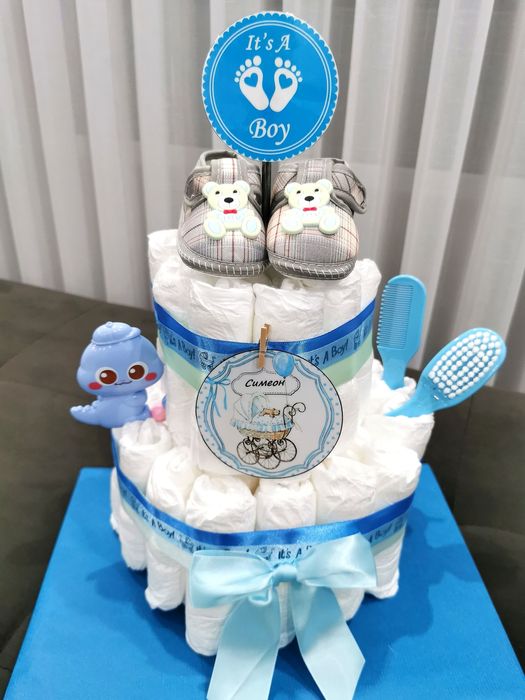 Торта от памперси