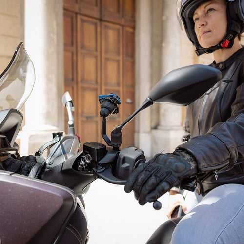 Suport telefon Quad Lock cu prindere pentru oglinda SCUTER/MOTO/ATV