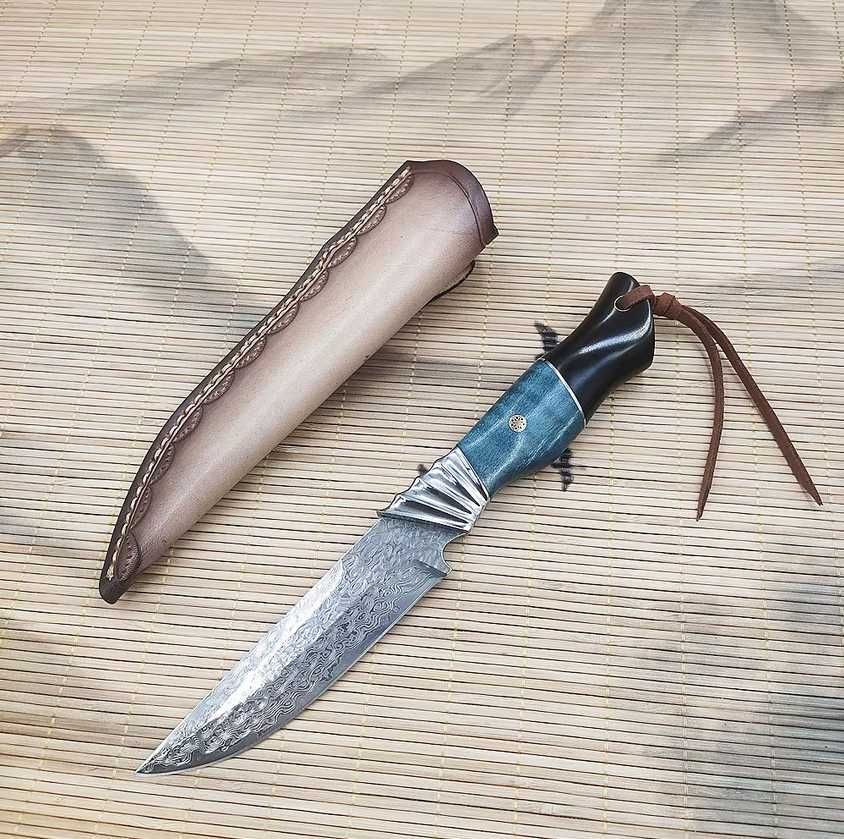 Cutit asiatic tactic Samura, teaca piele bovina