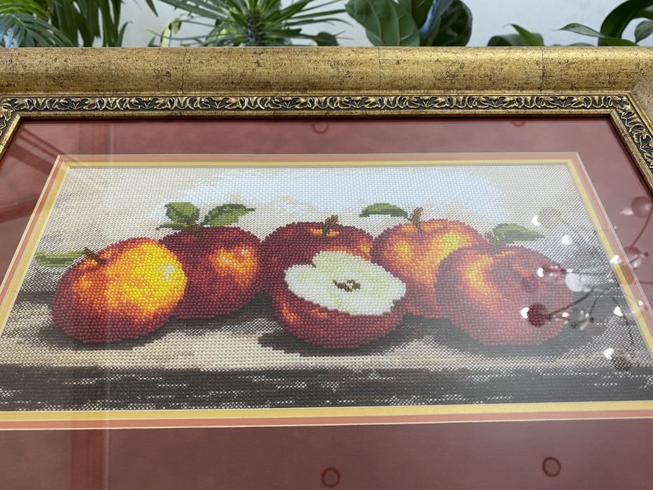 Картина ручной работы с багетом из итальянского дерева