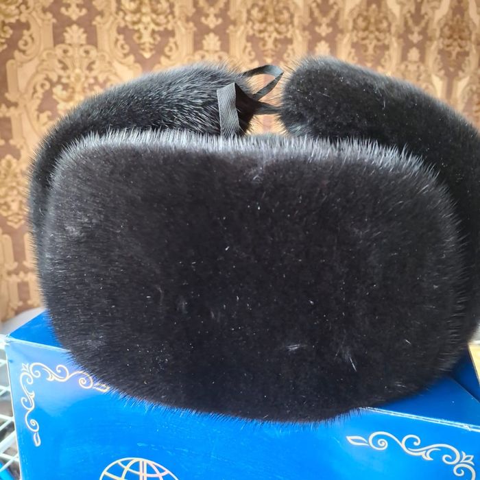 Мужская норковая ушанка