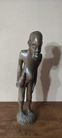 Statuetă bărbat african, 48 cm. înălțime