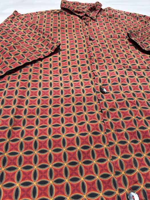 Camasa cu maneca scurta de festival design abstract marime XL