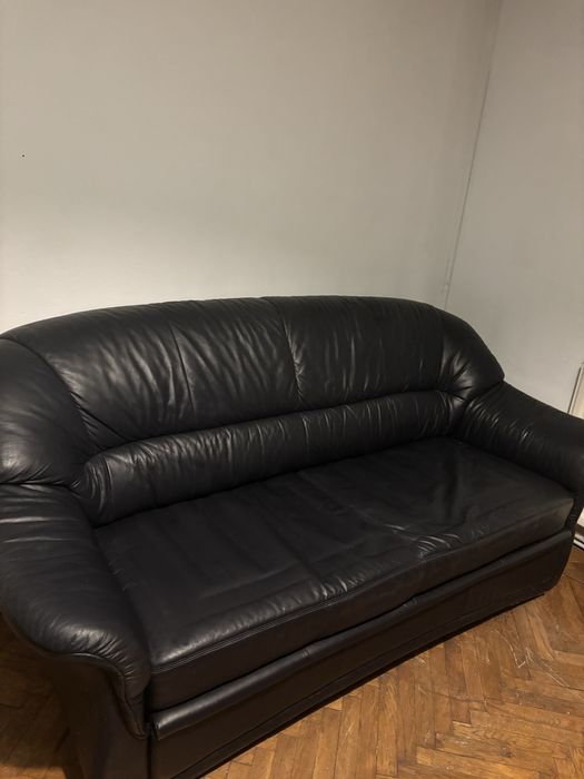 Canapea piele naturala extensibila