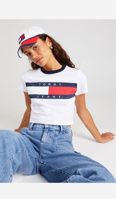 Tricou Tommy Jeans alb