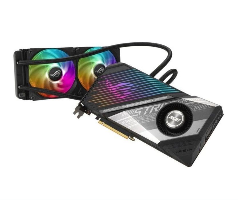 Placa video ASUS Radeon RX 6900 XT ROG STRIX LC T16G 16GB GDDR6 256-bi