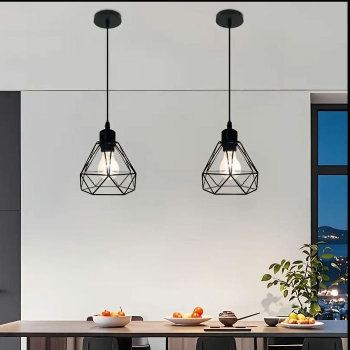 Set 2 lustre aplică candelabru metalic