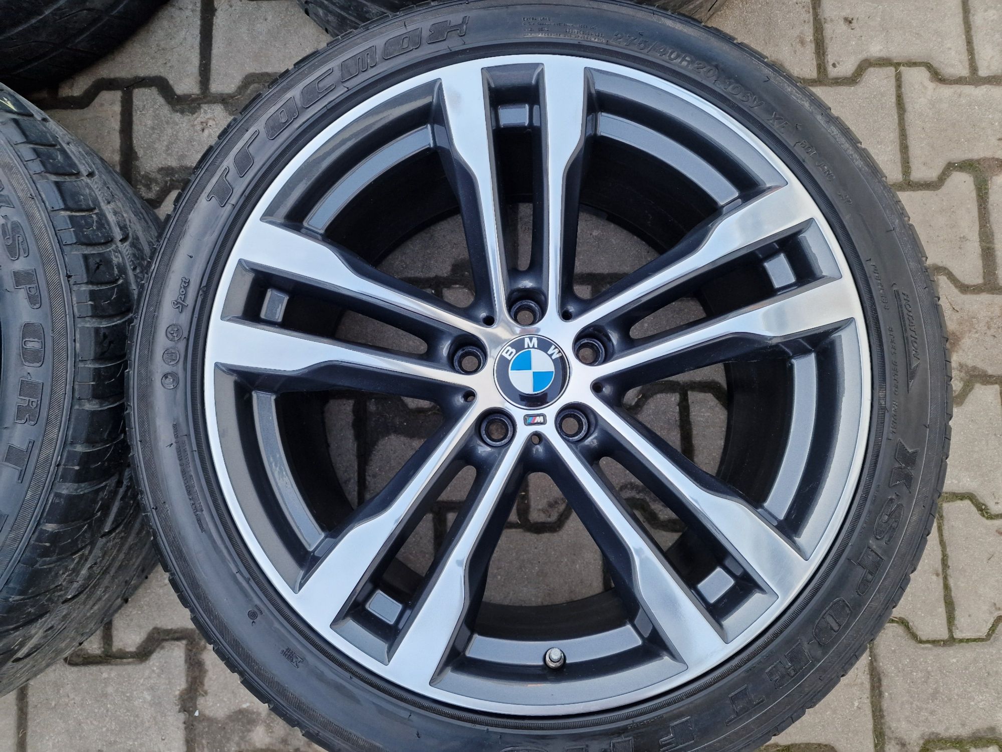 Jante BMW  M 468 pe 20 Diamond Cut BMW X5 F15 X6 F16 E71 roti anvelope