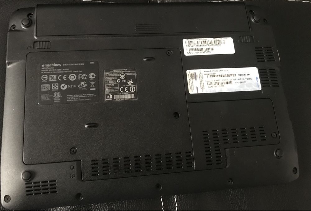 Notebook eMachine