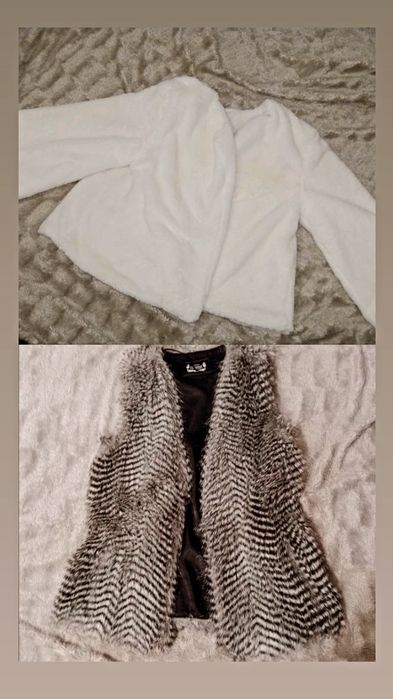 Шубка женская и жилетка