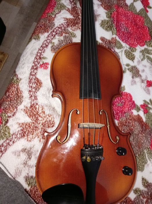 Vand vioară care se poate canta și la rece și electric